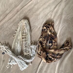TWO WOMENS SCARVES